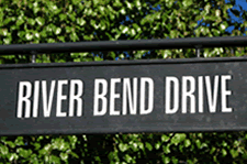 River Bend Drive Sign